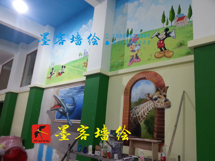 MK_QH03學(xué)校幼兒園墻繪